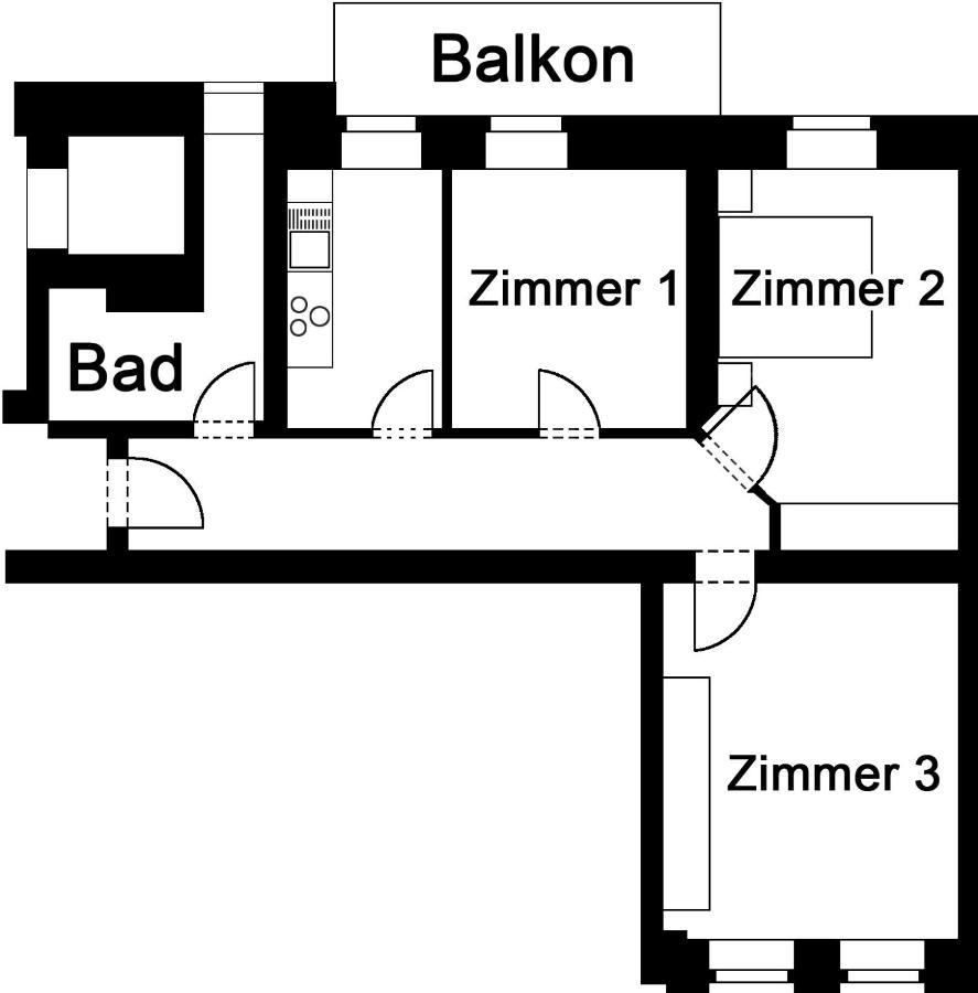 קמניץ Apartment Clara מראה חיצוני תמונה